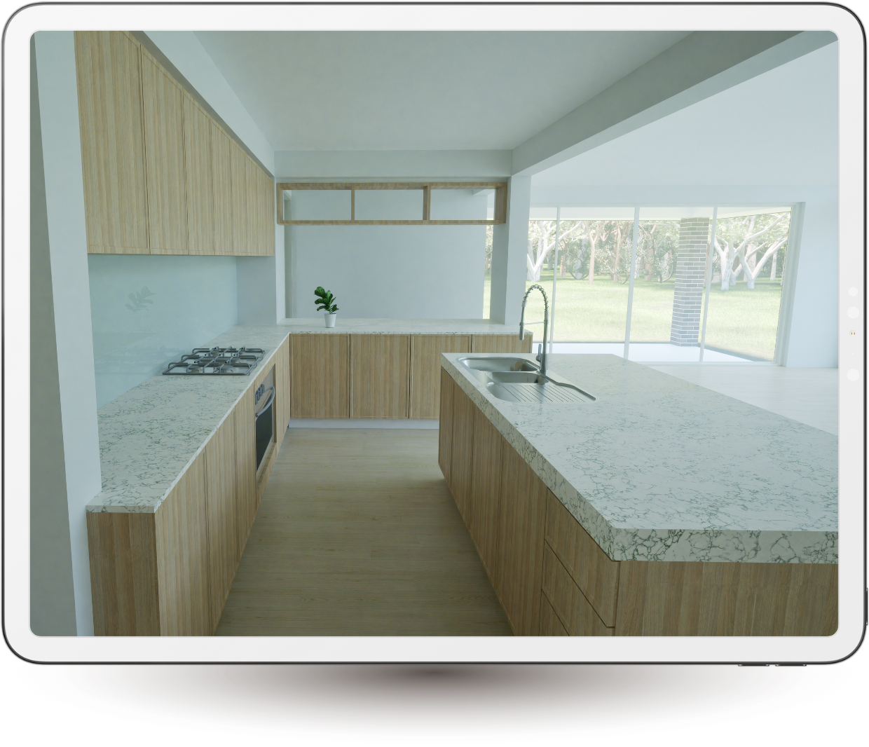 Photo-real 3D interior render