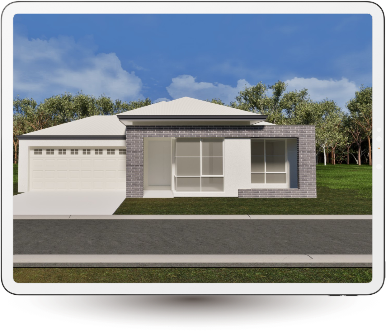 Standard 3D render