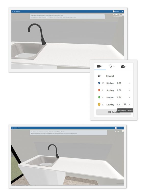 wider angle lens internal 3d