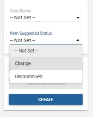item status